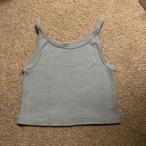 Brandy Melville light blue crop top
